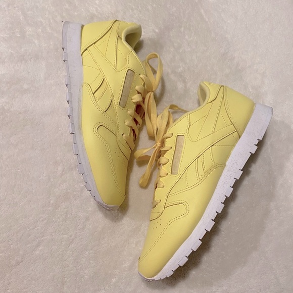 Reebok Shoes - {Reebok} Classic Yellow Sneakers